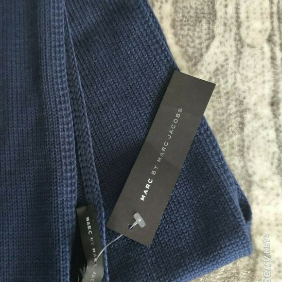 Marc By Marc Jacobs NWT 100% Wool MJ Scarf - Picture 3 of 4